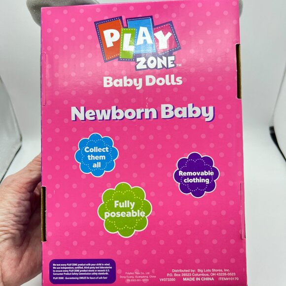 AA Play Zone Newborn Baby Doll Dark Skin With Elephant Robe – Adorable! - Picture 8 of 10